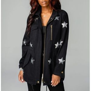 Buddy love alyssa cargo jacket NWT